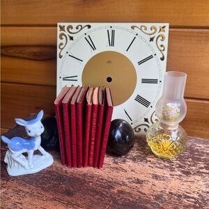 Small Red Vintage books